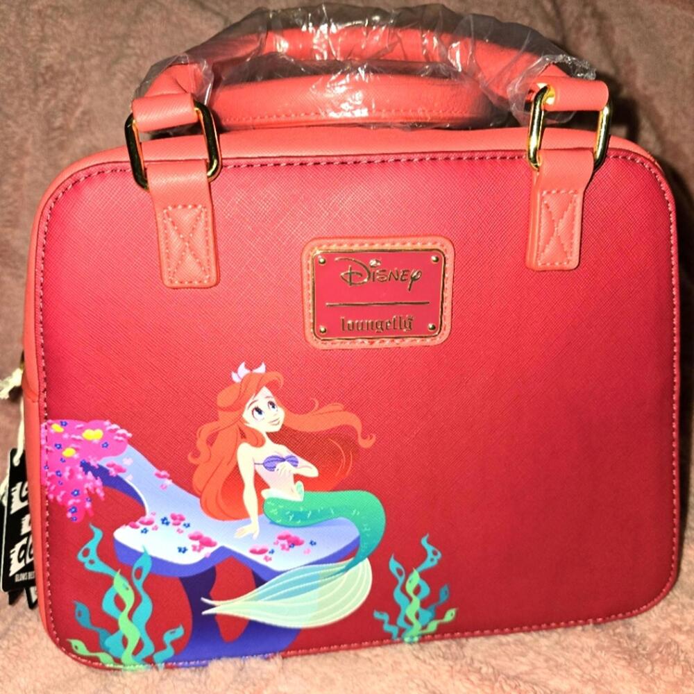 Loungefly Disney Lil Mermaid 35th Anniversary Ariel Cosplay - Picture 4 of 6